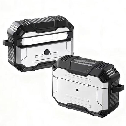 Armor TPU Hybrid PC Shockproof Earphones Cover with Hook, For AirPods Pro 3, For AirPods 4