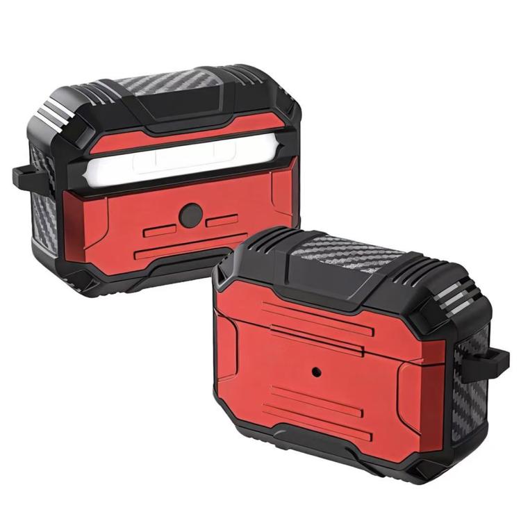 Armor TPU Hybrid PC Shockproof Earphones Cover with Hook, For AirPods Pro 3, For AirPods 4