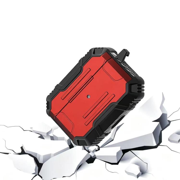 Armor TPU Hybrid PC Shockproof Earphones Cover with Hook, For AirPods Pro 3, For AirPods 4