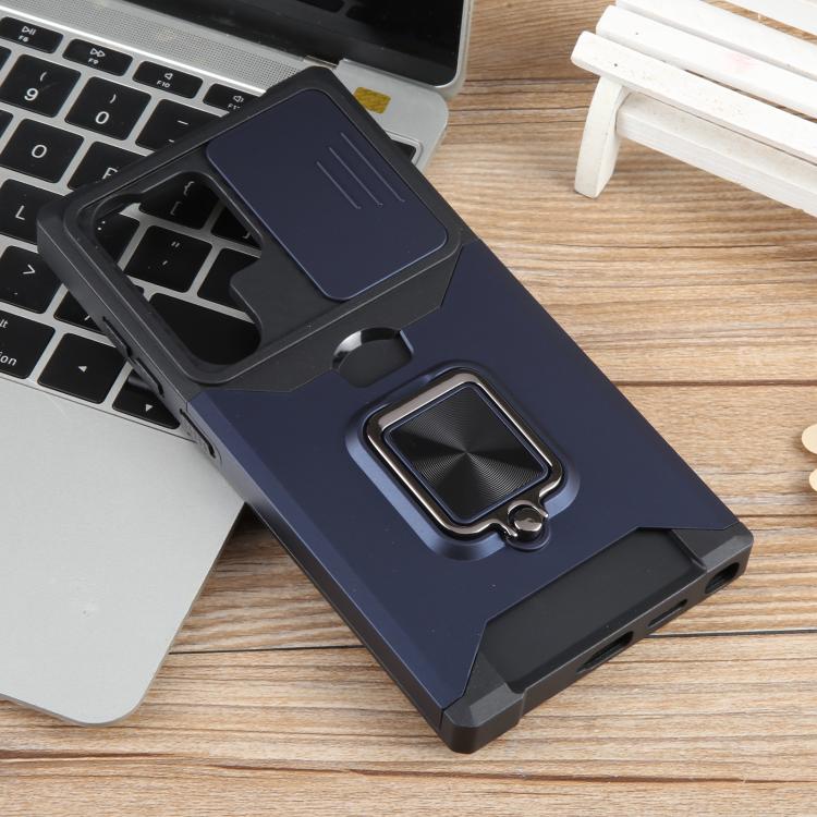 Camera Shield Card Slot PC+TPU Phone Case, For Samsung Galaxy S25 Ultra 5G, For Samsung Galaxy S24 FE 5G