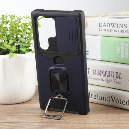 Camera Shield Card Slot PC+TPU Phone Case, For Samsung Galaxy S25 Ultra 5G, For Samsung Galaxy S24 FE 5G