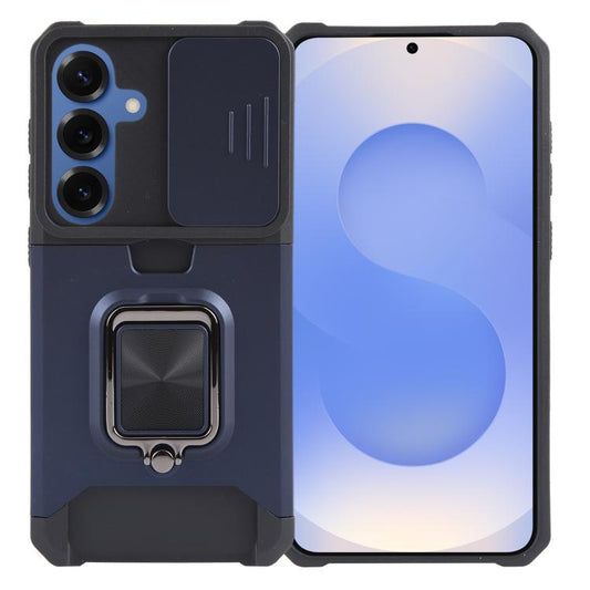 Camera Shield Card Slot PC+TPU Phone Case, For Samsung Galaxy S26+ 5G, For Samsung Galaxy S26 Ultra 5G, For Samsung Galaxy S26 5G