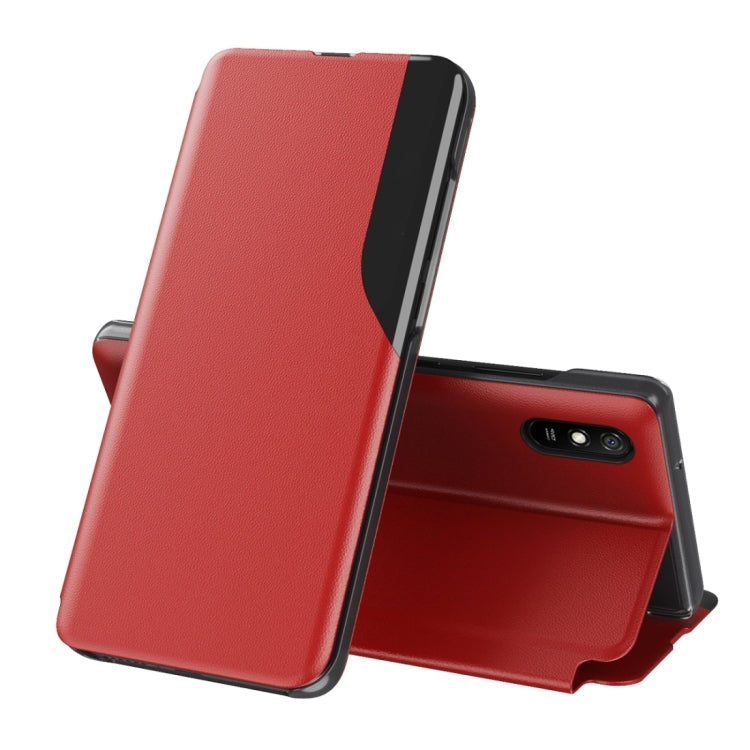 Attraction Flip Holder Leather Phone Case, For Xiaomi Mi 10 / Mi 10 Pro, For Xiaomi Redmi 9C, For Xiaomi Redmi 9A, For Xiaomi Redmi Note 8, For Xiaomi Redmi Note 9 Pro