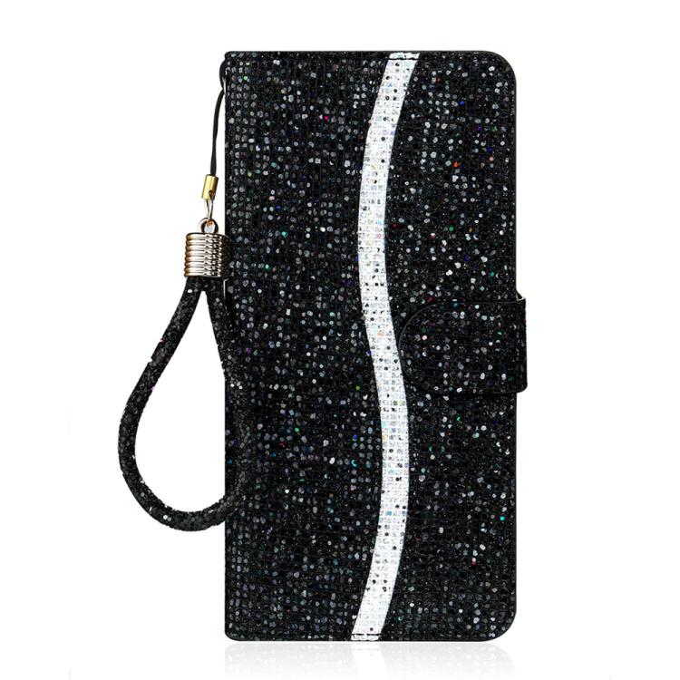 Glitter Powder Filp Leather Phone Case, For Samsung Galaxy S25 FE 5G, For Samsung Galaxy S25 Edge 5G, For Samsung Galaxy S25 5G, For Samsung Galaxy S25+ 5G