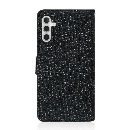 Glitter Powder Filp Leather Phone Case, For Samsung Galaxy S25 FE 5G, For Samsung Galaxy S25 Edge 5G, For Samsung Galaxy S25 5G, For Samsung Galaxy S25+ 5G