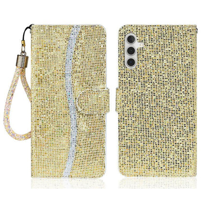Glitter Powder Filp Leather Phone Case, For Samsung Galaxy S25 FE 5G, For Samsung Galaxy S25 Edge 5G, For Samsung Galaxy S25 5G, For Samsung Galaxy S25+ 5G
