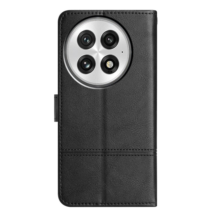 Cowhide Texture Stitching Leather Phone Case, For OnePlus 13