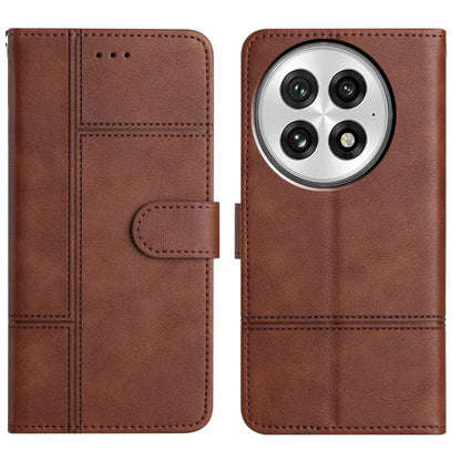 Cowhide Texture Stitching Leather Phone Case, For OnePlus 13