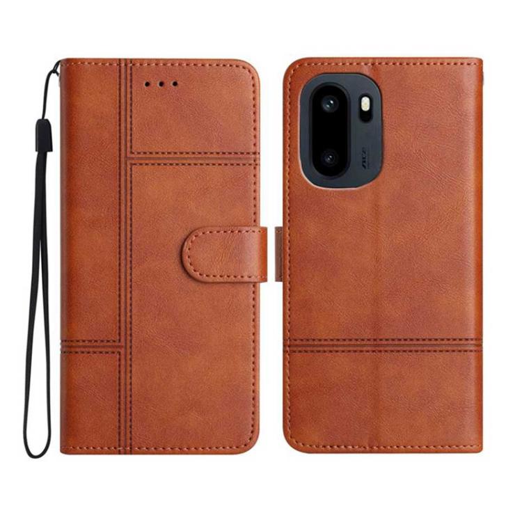 Cowhide Texture Stitching Leather Phone Case, For OnePlus Ace 6, For OnePlus 15, For OnePlus Nord 5, For OnePlus Nord CE5