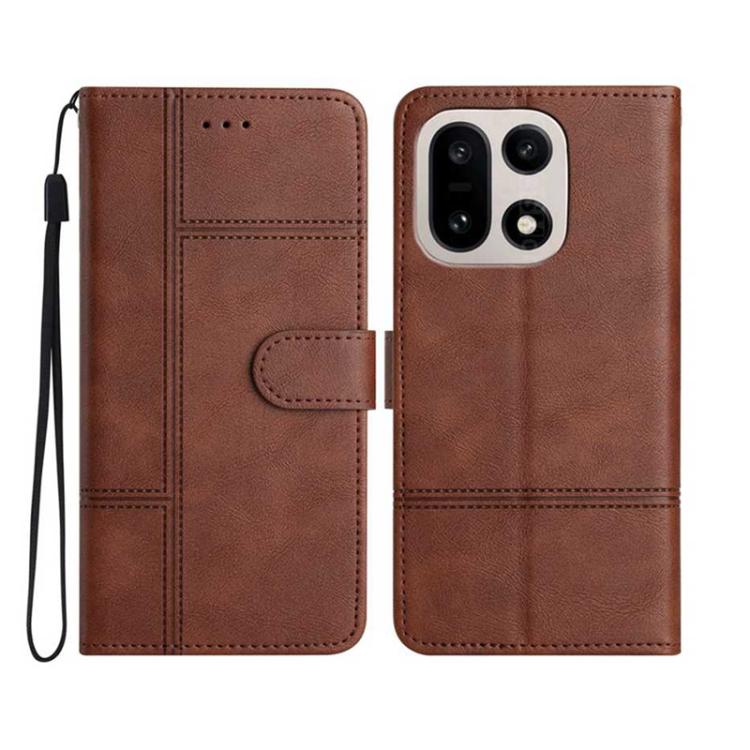 Cowhide Texture Stitching Leather Phone Case, For OnePlus Ace 6, For OnePlus 15, For OnePlus Nord 5, For OnePlus Nord CE5