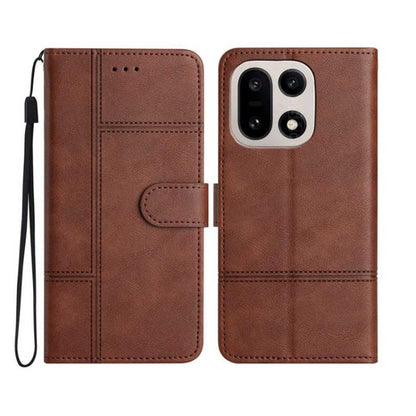 Cowhide Texture Stitching Leather Phone Case, For OnePlus Ace 6, For OnePlus 15, For OnePlus Nord 5, For OnePlus Nord CE5