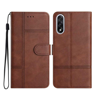 Cowhide Texture Stitching Leather Phone Case, For OnePlus Ace 6, For OnePlus 15, For OnePlus Nord 5, For OnePlus Nord CE5