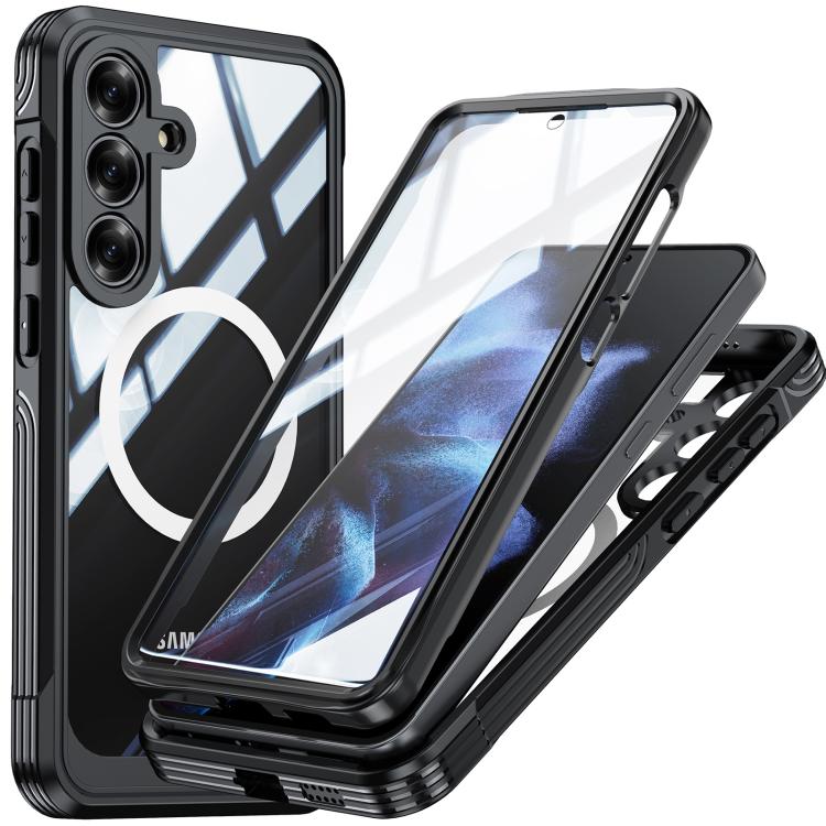 RedPepper Tempered Glass MagSafe Phone Case, For Samsung Galaxy S25 FE 5G, For Samsung Galaxy S25 Edge 5G, For Samsung Galaxy S25 5G, For Samsung Galaxy S25+ 5G, For Samsung Galaxy S25 Ultra 5G