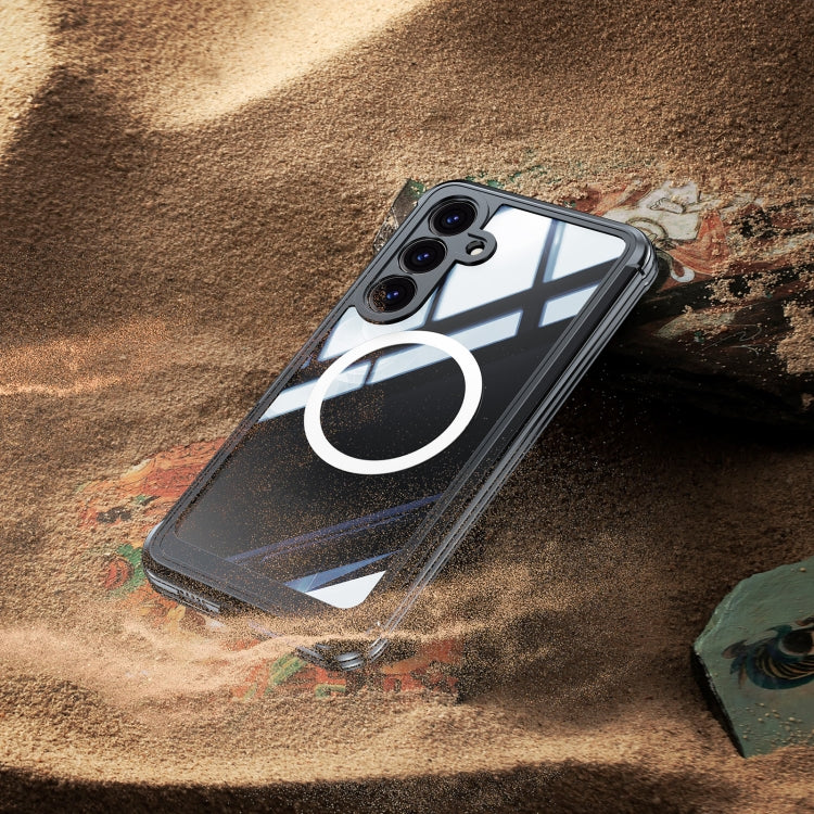 RedPepper Tempered Glass MagSafe Phone Case, For Samsung Galaxy S25 FE 5G, For Samsung Galaxy S25 Edge 5G, For Samsung Galaxy S25 5G, For Samsung Galaxy S25+ 5G, For Samsung Galaxy S25 Ultra 5G