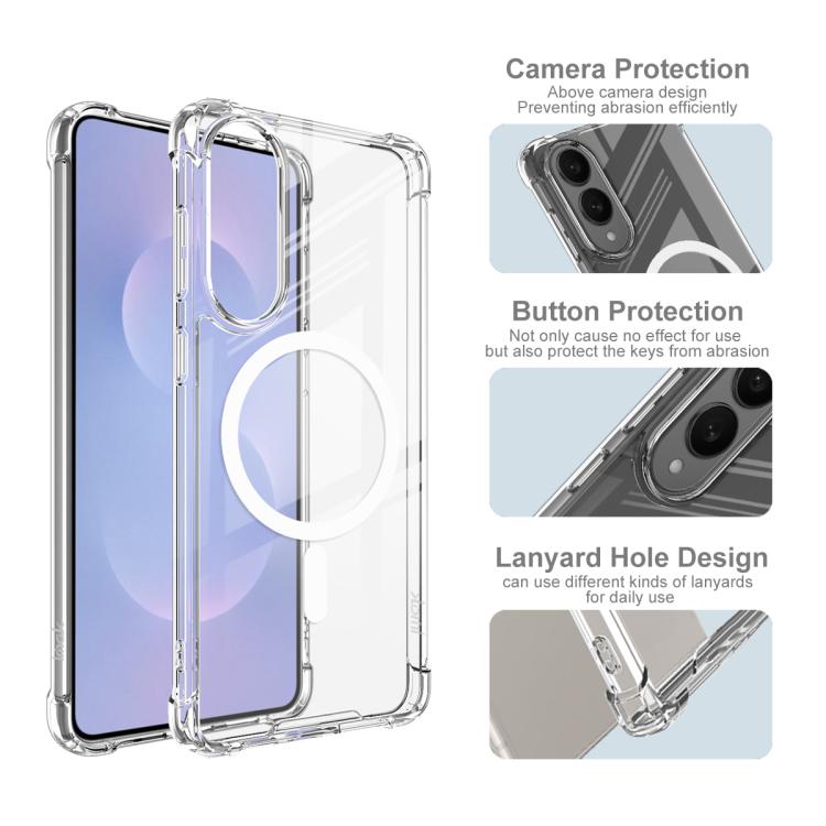 IMAK Space Shield PC + TPU Airbag Shockproof MagSafe Phone Case, For Samsung Galaxy S25 Edge 5G, For Samsung Galaxy S25 5G, For Samsung Galaxy S25+ 5G, For Samsung Galaxy S25 Ultra 5G, For Samsung Galaxy S24 Ultra 5G