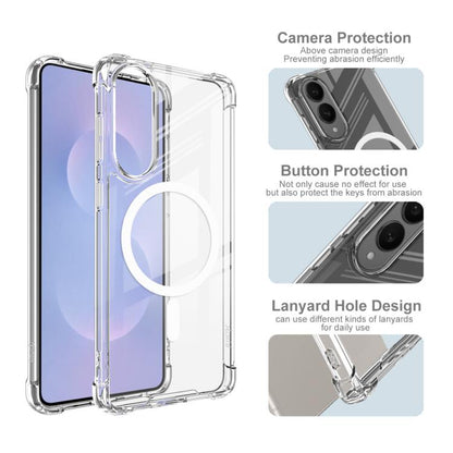 IMAK Space Shield PC + TPU Airbag Shockproof MagSafe Phone Case, For Samsung Galaxy S25 Edge 5G, For Samsung Galaxy S25 5G, For Samsung Galaxy S25+ 5G, For Samsung Galaxy S25 Ultra 5G, For Samsung Galaxy S24 Ultra 5G