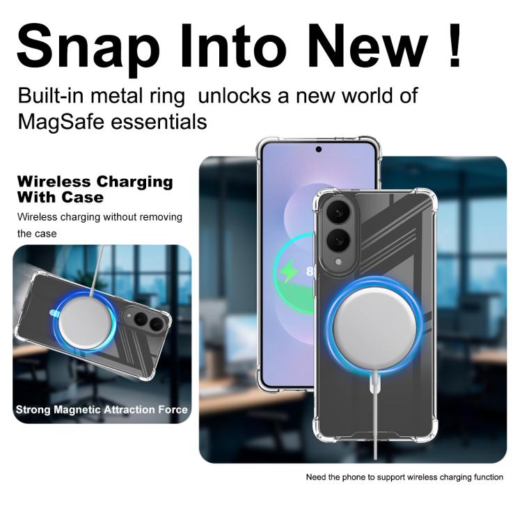 IMAK Space Shield PC + TPU Airbag Shockproof MagSafe Phone Case, For Samsung Galaxy S25 Edge 5G, For Samsung Galaxy S25 5G, For Samsung Galaxy S25+ 5G, For Samsung Galaxy S25 Ultra 5G, For Samsung Galaxy S24 Ultra 5G