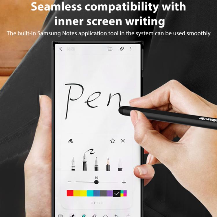 GKK Ultra-thin Holder Phone Case with Pen Slots & Stylus Pen, For Samsung Galaxy S26 Ultra 5G, For Samsung Galaxy S25 5G, For Samsung Galaxy S25+ 5G, For Samsung Galaxy S25 Ultra 5G