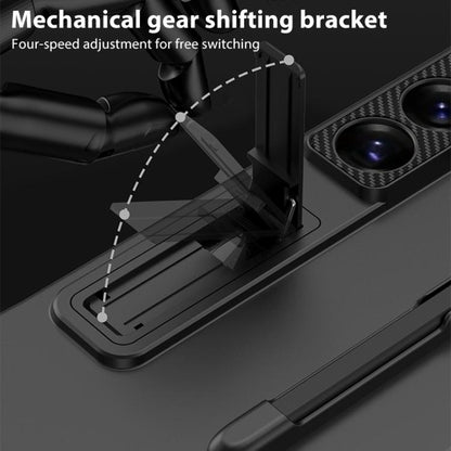 GKK Ultra-thin Holder Phone Case with Pen Slots & Stylus Pen, For Samsung Galaxy S26 Ultra 5G, For Samsung Galaxy S25 5G, For Samsung Galaxy S25+ 5G, For Samsung Galaxy S25 Ultra 5G