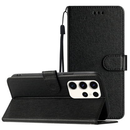 Silk Texture Horizontal Flip Leather Phone Case, For Samsung Galaxy S25 5G, For Samsung Galaxy S25+ 5G, For Samsung Galaxy S25 Ultra 5G