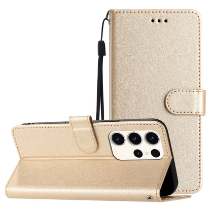 Silk Texture Horizontal Flip Leather Phone Case, For Samsung Galaxy S25 5G, For Samsung Galaxy S25+ 5G, For Samsung Galaxy S25 Ultra 5G