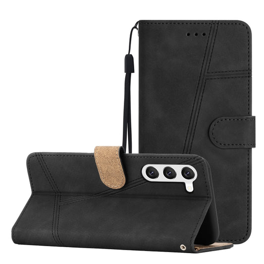 Skin-feel Stitching Leather Phone Case, For Samsung Galaxy S25 5G, For Samsung Galaxy S25+ 5G, For Samsung Galaxy S25 Ultra 5G