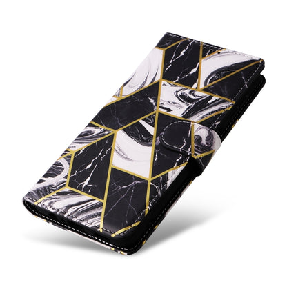 Marble Bronzing Stitching Leather Phone Case, For Samsung Galaxy S25+ 5G, For Samsung Galaxy S25 Ultra 5G, For Samsung Galaxy S24 FE 5G
