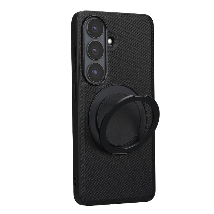 ViLi TCY Series Kevlar Leather Texture Rotating Holder Phone Case, For Samsung Galaxy S26+ 5G, For Samsung Galaxy S26 Ultra 5G, For Samsung Galaxy S26 5G, For Samsung Galaxy S25 5G, For Samsung Galaxy S25+ 5G, For Samsung Galaxy S24 FE 5G              ...