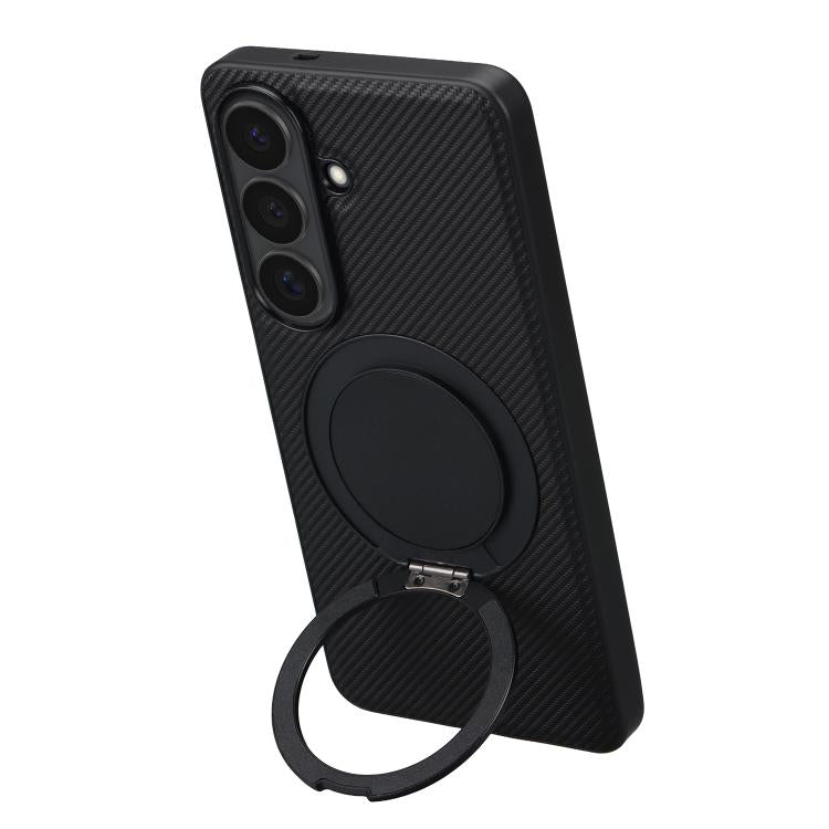 ViLi TCY Series Kevlar Leather Texture Rotating Holder Phone Case, For Samsung Galaxy S26+ 5G, For Samsung Galaxy S26 Ultra 5G, For Samsung Galaxy S26 5G, For Samsung Galaxy S25 5G, For Samsung Galaxy S25+ 5G, For Samsung Galaxy S24 FE 5G              ...