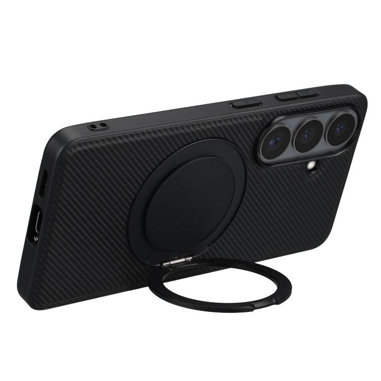 ViLi TCY Series Kevlar Leather Texture Rotating Holder Phone Case, For Samsung Galaxy S26+ 5G, For Samsung Galaxy S26 Ultra 5G, For Samsung Galaxy S26 5G, For Samsung Galaxy S25 5G, For Samsung Galaxy S25+ 5G, For Samsung Galaxy S24 FE 5G              ...