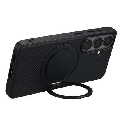 ViLi TCY Series Kevlar Leather Texture Rotating Holder Phone Case, For Samsung Galaxy S26+ 5G, For Samsung Galaxy S26 Ultra 5G, For Samsung Galaxy S26 5G, For Samsung Galaxy S25 5G, For Samsung Galaxy S25+ 5G, For Samsung Galaxy S24 FE 5G              ...