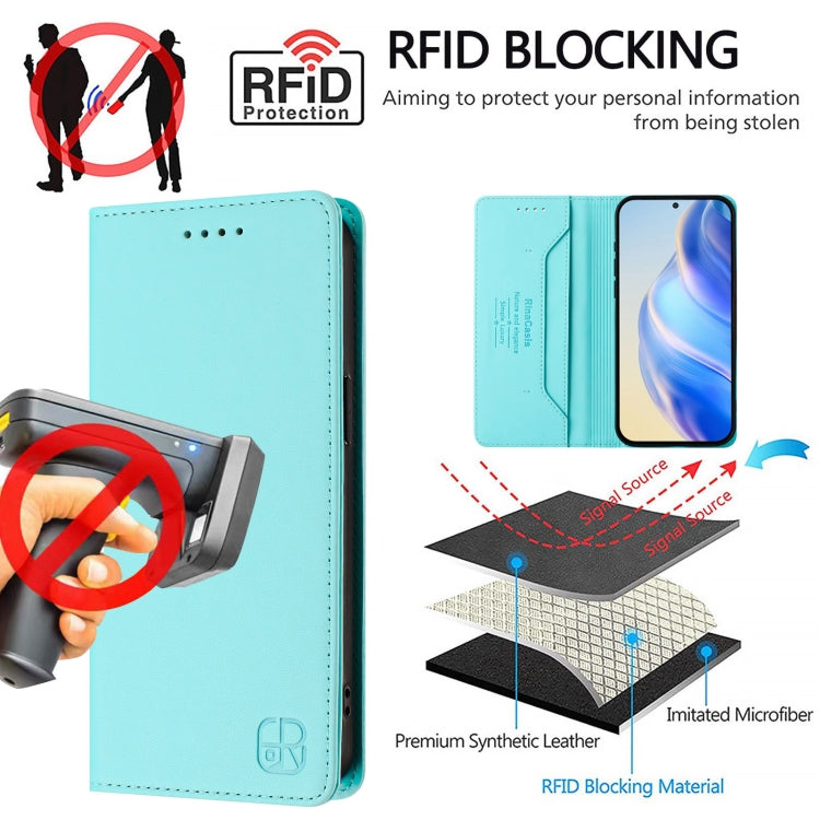 RC01 Dual-Folded Magnetic Suction RFID Leather Phone Case, For Samsung Galaxy S22 Ultra 5G, For Samsung Galaxy S22+ 5G, For Samsung Galaxy S22 5G