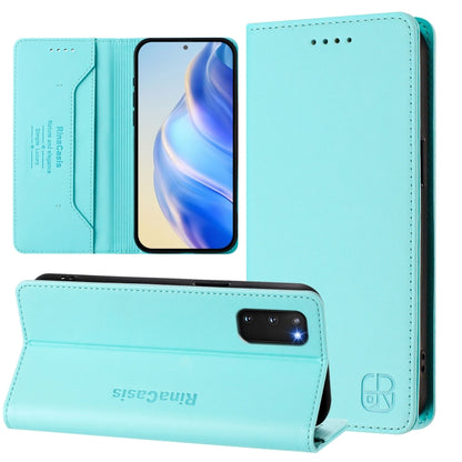 RC01 Dual-Folded Magnetic Suction RFID Leather Phone Case, For Galaxy S20 FE, For Galaxy S22 Ultra 5G, For Galaxy S22+ 5G