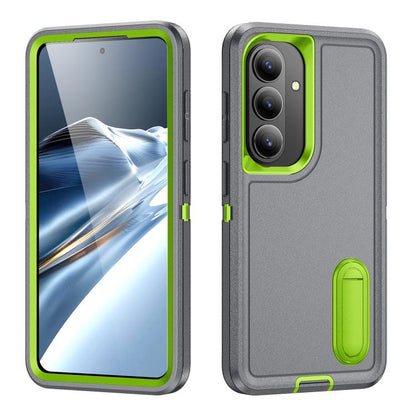 Rugged PC Hybrid Silicone Phone Case with Holder, For Samsung Galaxy S26 Ultra 5G, For Samsung Galaxy S26 5G