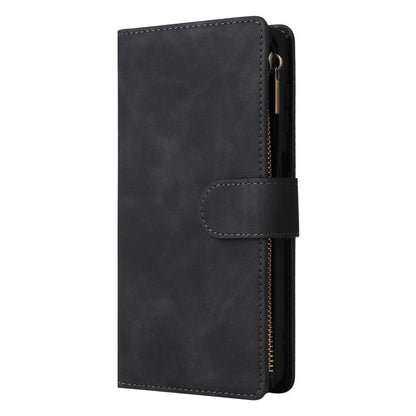 Multifunctional Frosted Zipper Wallet Leather Phone Case, For Samsung Galaxy S24 FE 5G, For Samsung Galaxy S23 FE 5G, For Samsung Galaxy S22+ 5G