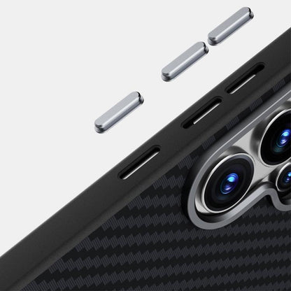 ABEEL C Carbon Fiber Series 6D Micro Relief MagSafe Phone Case, For Samsung Galaxy S26+ 5G, For Samsung Galaxy S26 Ultra 5G, For Samsung Galaxy S26 5G, For Samsung Galaxy S25 FE 5G, For Samsung Galaxy S25 Edge 5G, For Samsung Galaxy S25 5G / S24 5G