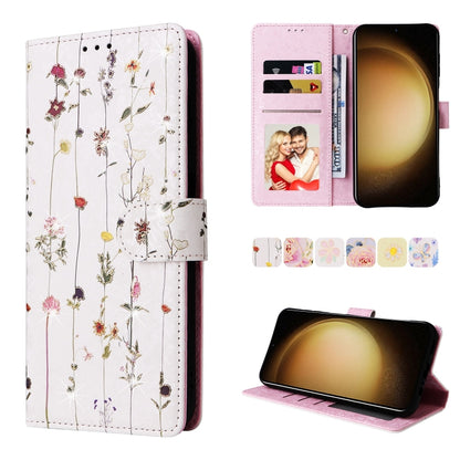 Bronzing Painting RFID Leather Phone Case, For Galaxy S26 FE 5G, For Galaxy S25 FE 5G, For Galaxy S25 5G, For Galaxy S25+ 5G