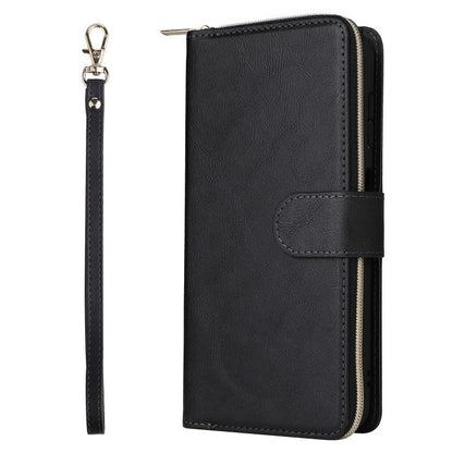 9-Card Slots Zipper Wallet Bag Leather Phone Case, For Samsung Galaxy S26+ 5G, For Samsung Galaxy S26 Ultra 5G, For Samsung Galaxy S26 5G, For Samsung Galaxy S25 FE 5G