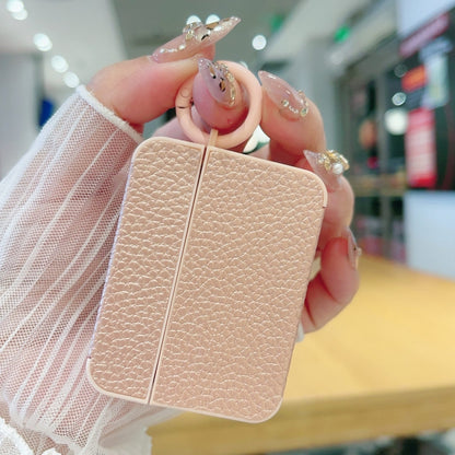 Litchi Texture Leather Sticker Earphones Protective Case, For AirPods 4, For AirPods Pro 2, For AirPods 3