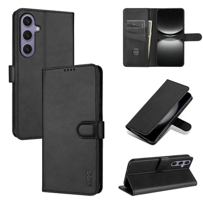 AZNS Skin Feel Calf Texture Flip Leather Phone Case, For Samsung Galaxy S25 FE 5G, For Samsung Galaxy S25 Edge 5G, For Samsung Galaxy S25 5G, For Samsung Galaxy S25+ 5G