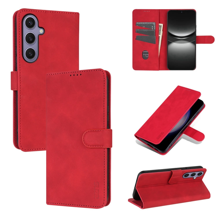 AZNS Skin Feel Calf Texture Flip Leather Phone Case, For Samsung Galaxy S25 FE 5G, For Samsung Galaxy S25 Edge 5G, For Samsung Galaxy S25 5G, For Samsung Galaxy S25+ 5G