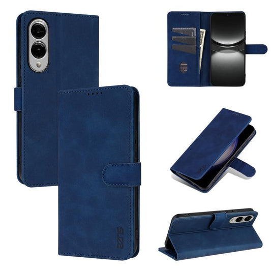 AZNS Skin Feel Calf Texture Flip Leather Phone Case, For Samsung Galaxy S25 Edge 5G, For Samsung Galaxy S25 5G, For Samsung Galaxy S25+ 5G, For Samsung Galaxy S25 Ultra 5G