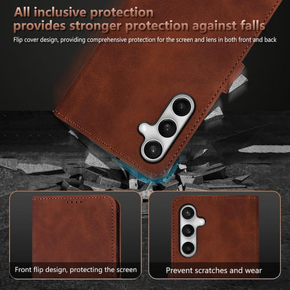 AZNS Skin Feel Calf Texture Flip Leather Phone Case, For Samsung Galaxy S25 FE 5G, For Samsung Galaxy S25 Edge 5G, For Samsung Galaxy S25 5G, For Samsung Galaxy S25+ 5G