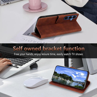 AZNS Skin Feel Calf Texture Flip Leather Phone Case, For Samsung Galaxy S26+ 5G, For Samsung Galaxy S26 Ultra 5G, For Samsung Galaxy S26 5G, For Samsung Galaxy S25 FE 5G