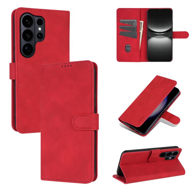 AZNS Skin Feel Calf Texture Flip Leather Phone Case, For Samsung Galaxy S26+ 5G, For Samsung Galaxy S26 Ultra 5G, For Samsung Galaxy S26 5G, For Samsung Galaxy S25 FE 5G