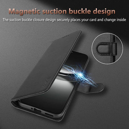 AZNS Skin Feel Calf Texture Flip Leather Phone Case, For Galaxy S26 FE 5G, For Samsung Galaxy S26+ 5G, For Samsung Galaxy S26 Ultra 5G, For Samsung Galaxy S26 5G
