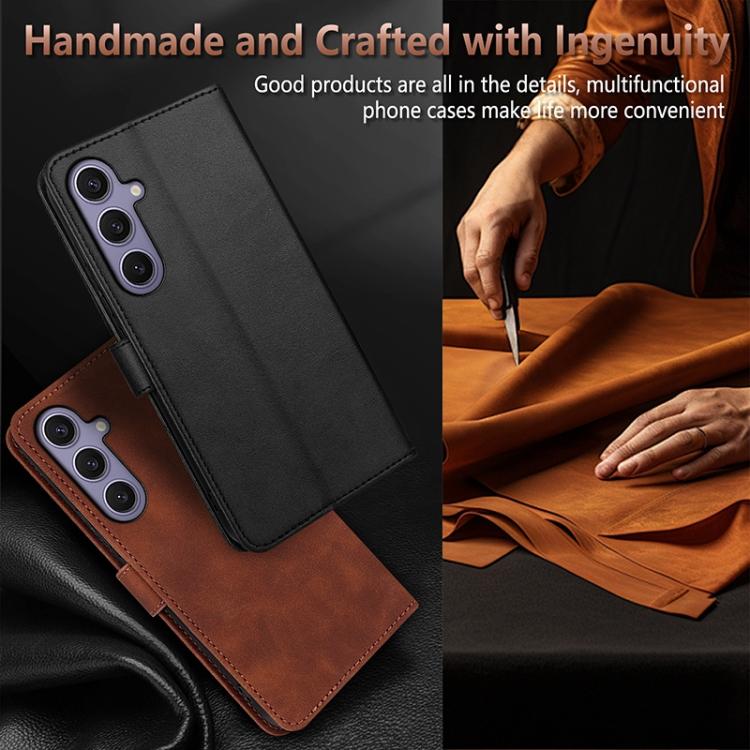 AZNS Skin Feel Calf Texture Flip Leather Phone Case, For Galaxy S26 FE 5G, For Samsung Galaxy S26+ 5G, For Samsung Galaxy S26 Ultra 5G, For Samsung Galaxy S26 5G