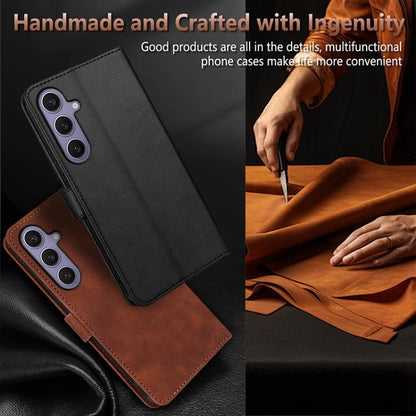 AZNS Skin Feel Calf Texture Flip Leather Phone Case, For Galaxy S26 FE 5G, For Samsung Galaxy S26+ 5G, For Samsung Galaxy S26 Ultra 5G, For Samsung Galaxy S26 5G