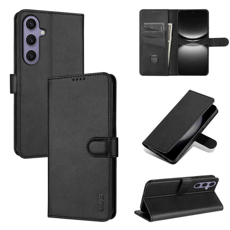 AZNS Skin Feel Calf Texture Flip Leather Phone Case, For Galaxy S26 FE 5G, For Samsung Galaxy S26+ 5G, For Samsung Galaxy S26 Ultra 5G, For Samsung Galaxy S26 5G