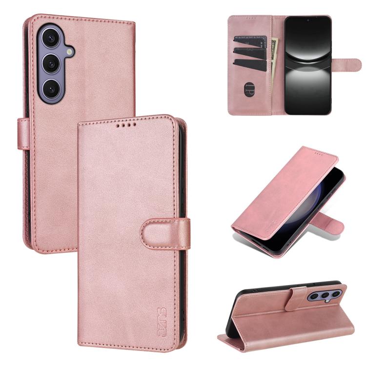 AZNS Skin Feel Calf Texture Flip Leather Phone Case, For Galaxy S26 FE 5G, For Samsung Galaxy S26+ 5G, For Samsung Galaxy S26 Ultra 5G, For Samsung Galaxy S26 5G